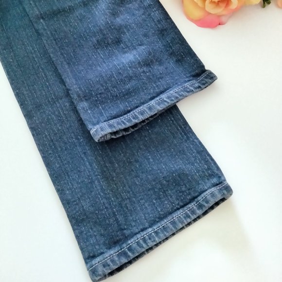 Levi's Girls Straight Leg Size 10 Bling - Picture 7 of 8